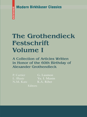 cover image of The Grothendieck Festschrift, Volume I
